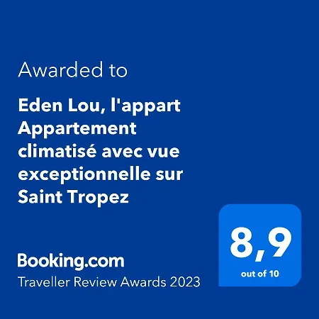 Eden Lou, L'appart Climatise Avec Vue Exceptionnelle Sur Saint Tropez דירה גרימו