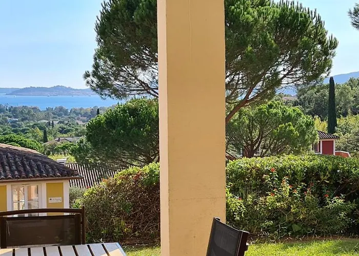 דירה Eden Lou, L'appart Climatise Avec Vue Exceptionnelle Sur Saint Tropez גרימו